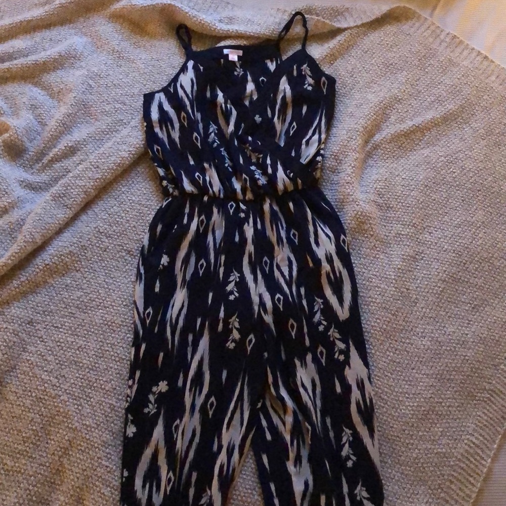 tribal print jumpsuit